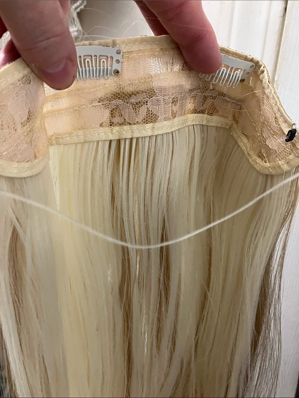 New easy headband style hairstyle length extension soft to the touch